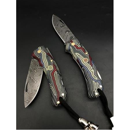 Damascus Kilitli Çakı BB39-2